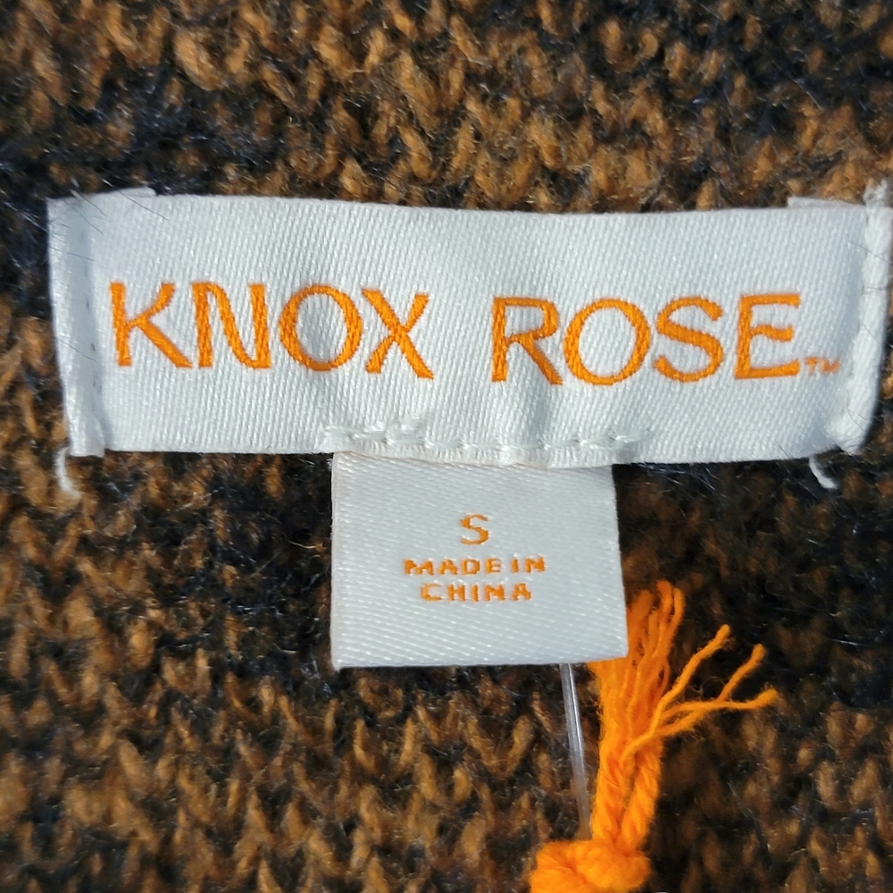 NWT Knox Rose Trendy Fall Animal Print Cardigan/Jacket Size S - Picture 6 of 8